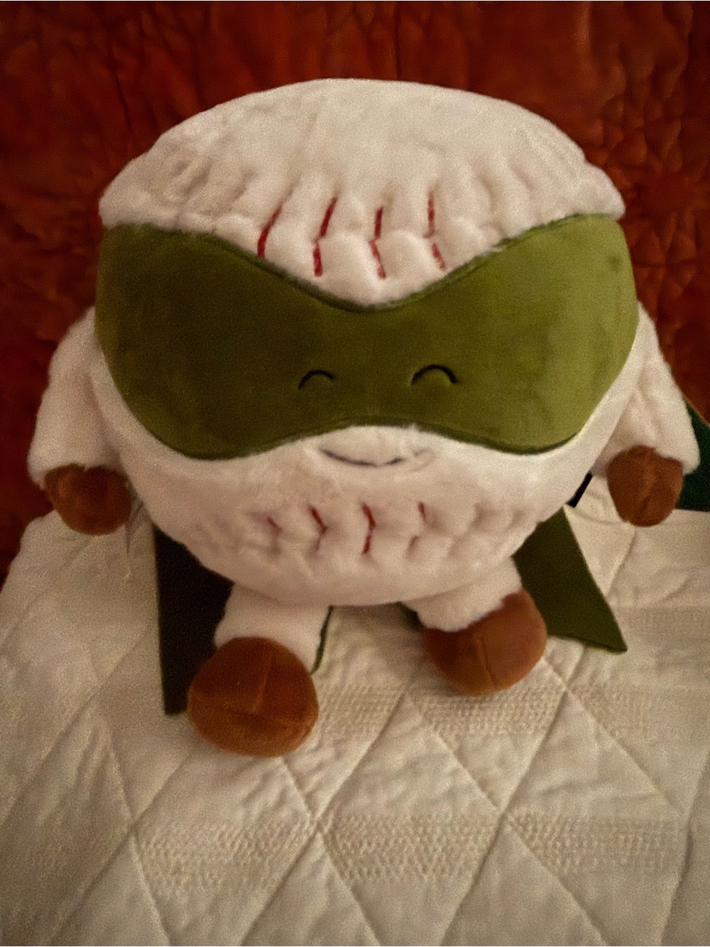 Baseball Hero of the Game— Fao Schwartz Stuffed Animal NWT